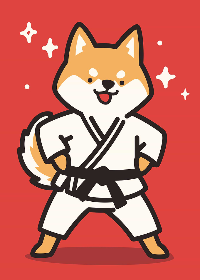 Shiba Inu Karateka