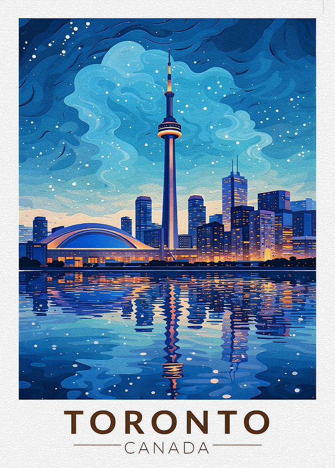 Toronto Skyline at Night