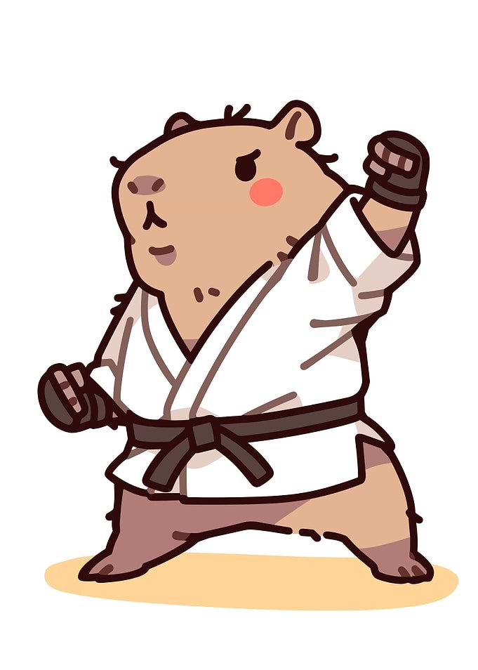Karate Capybara