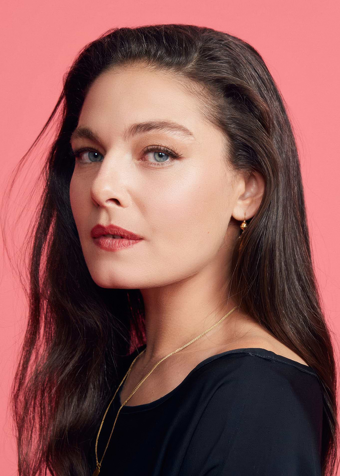 alexa davalos with Blue Eyes and Dark Hair