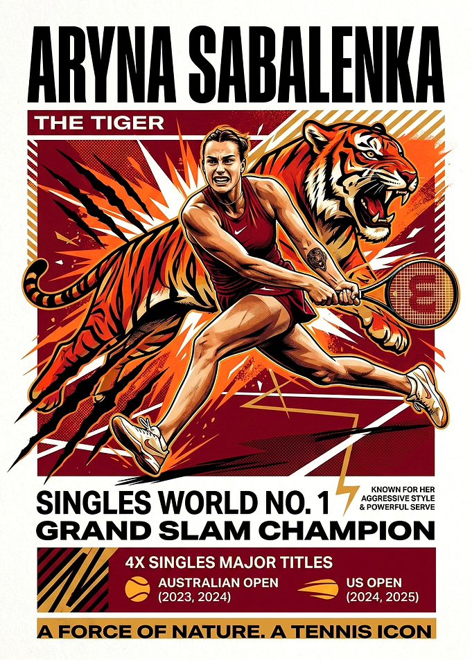 Aryna Sabalenka The Tiger Tennis