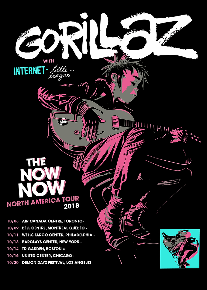 Gorillaz North America Tour music