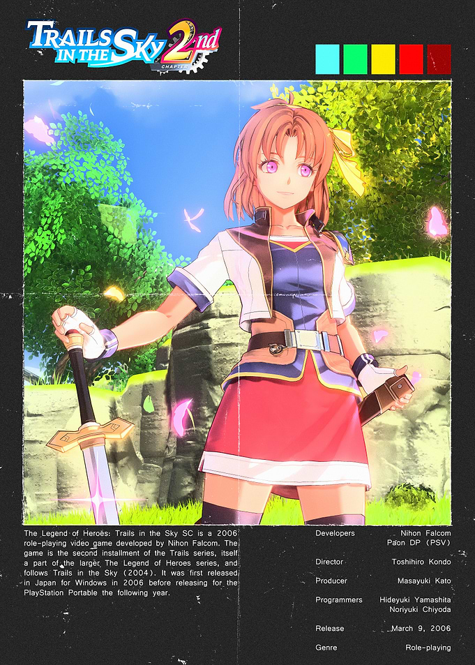 Trails in the Sky SC Game Poster