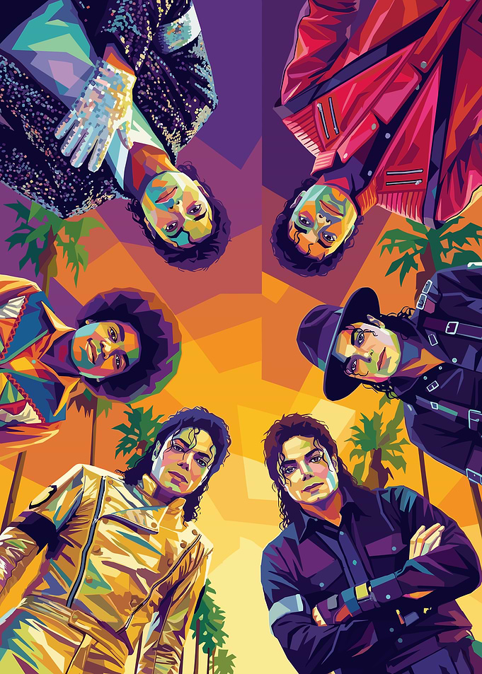 Michael Jackson Pop Art Collage