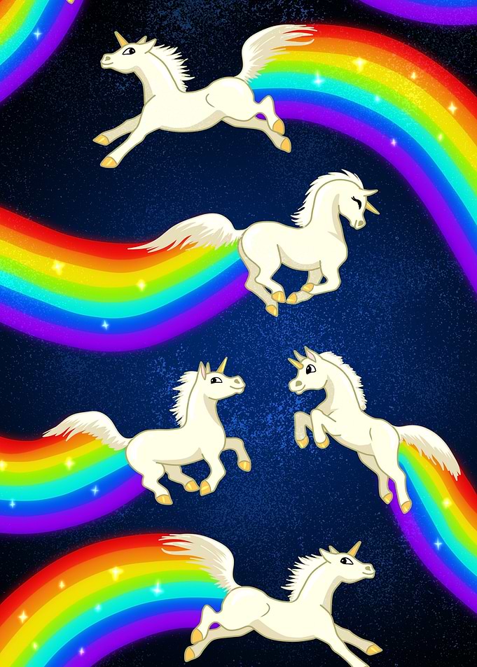 Unicorns and Rainbows in Space