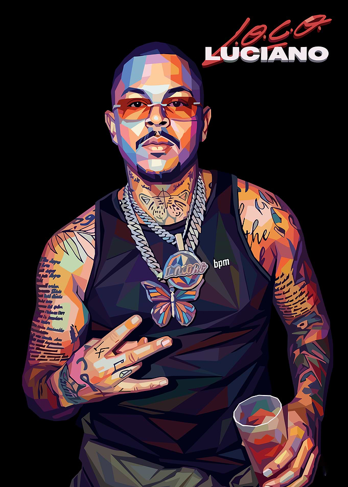 Luciano Pop Art Portrait