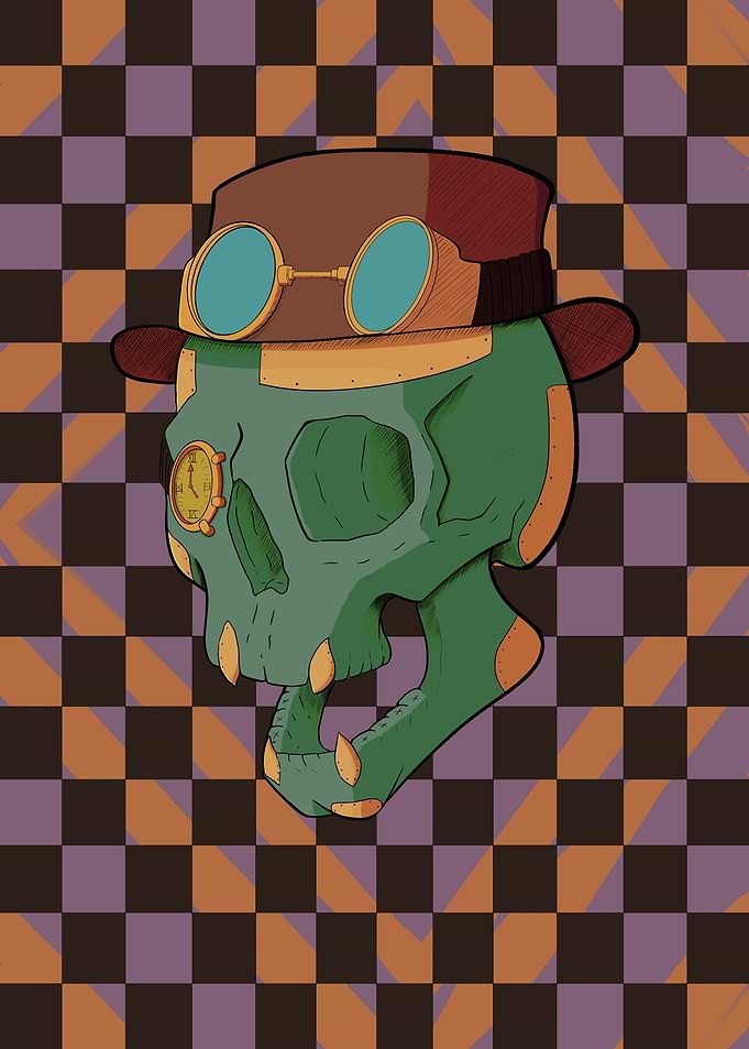 Steampunk Skull