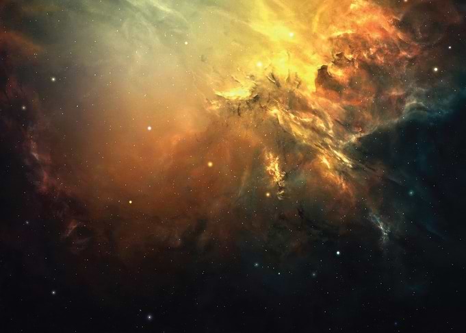 Vibrant Nebula in Deep Space