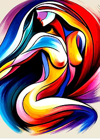 Abstract Woman Portrait
