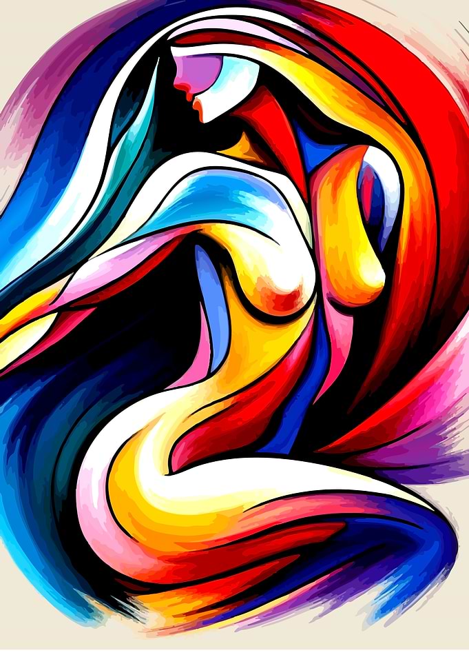 Abstract Woman Portrait