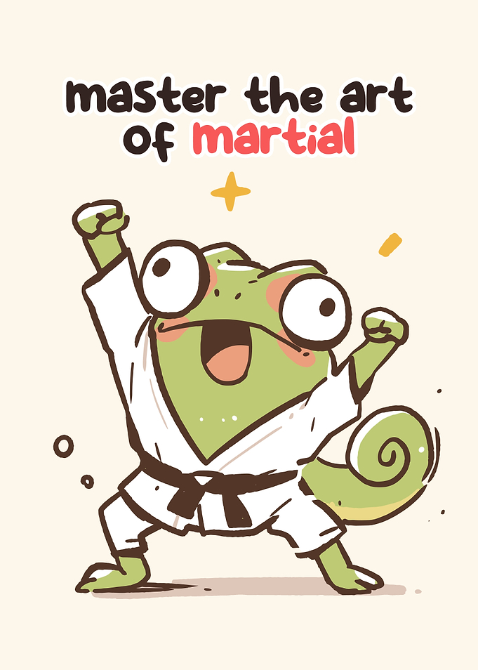 Chameleon Martial Artist