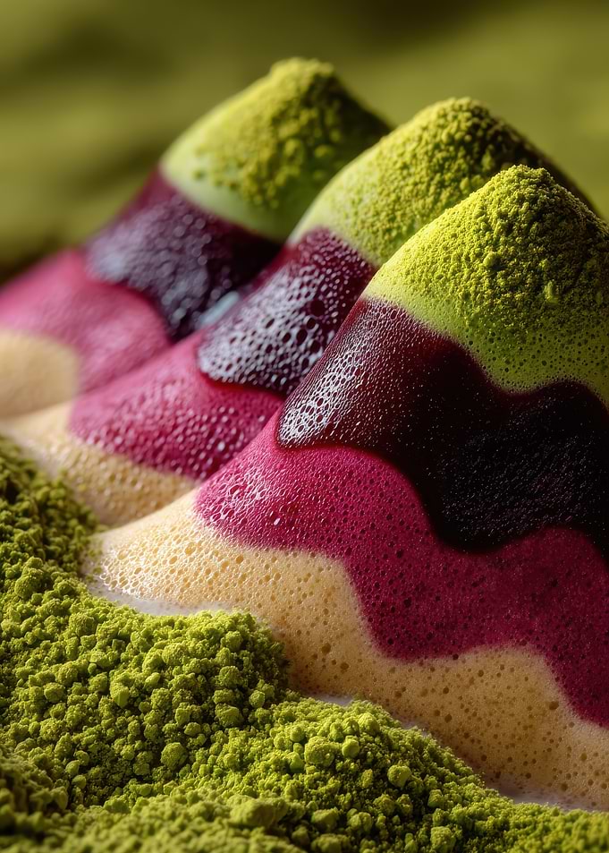 Layered Matcha Dessert