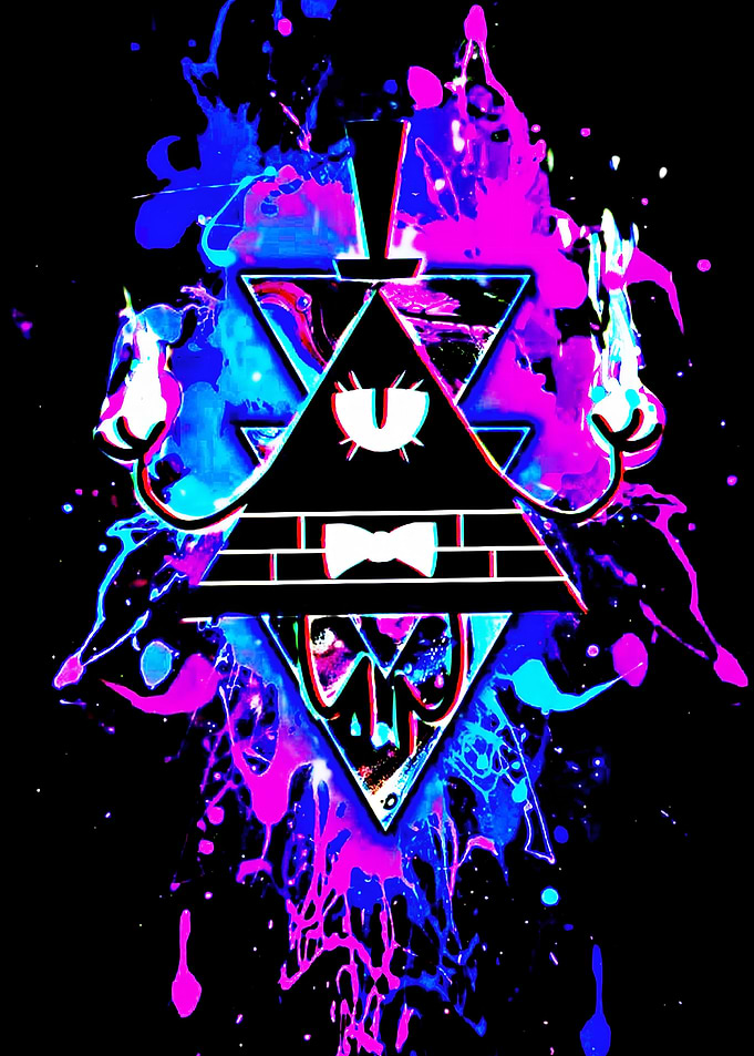 Bill Cipher Abstract Art