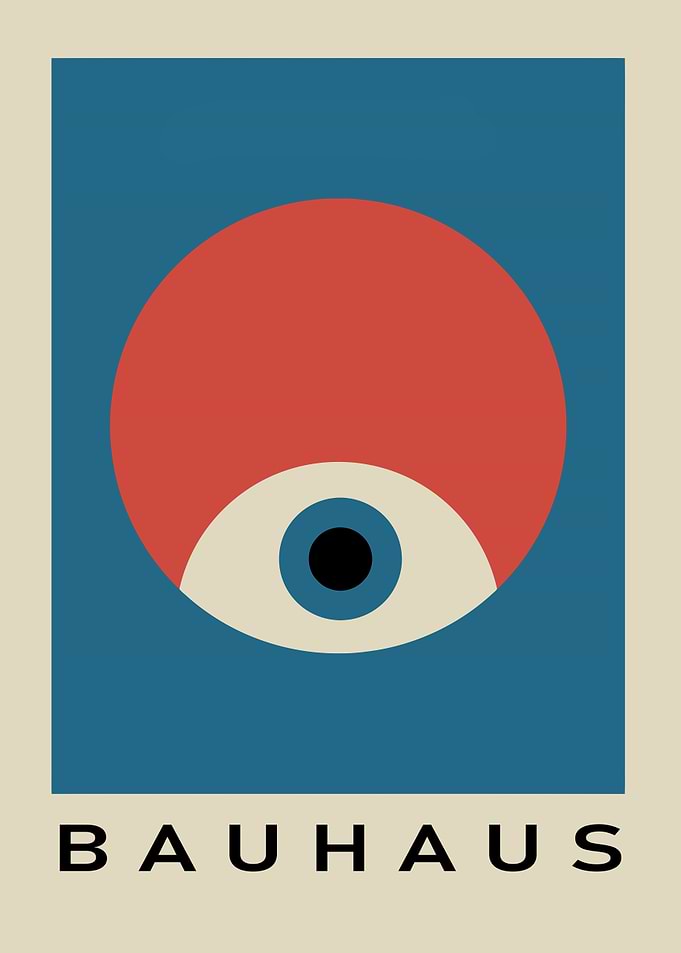 Bauhaus Eye Poster