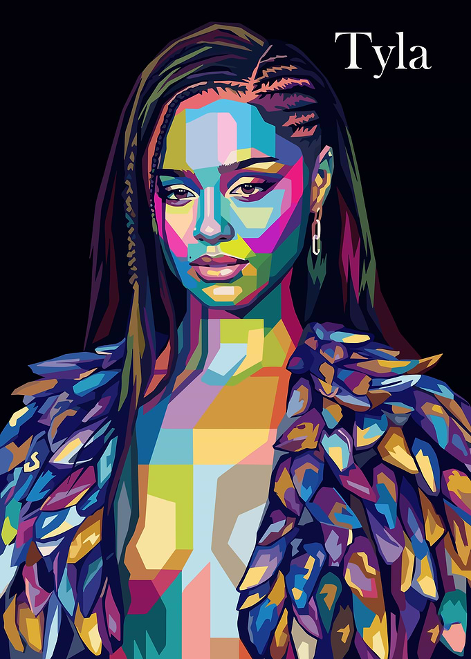 Tyla Pop Art Portrait