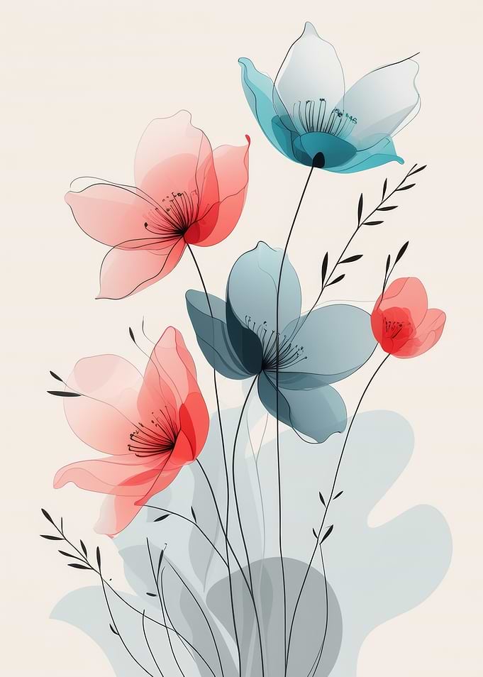 Watercolor Floral Illustration