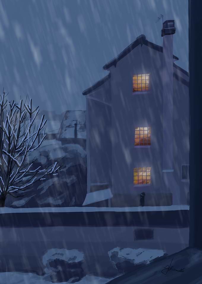 Through the window