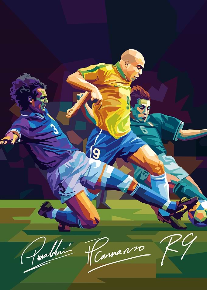 Football Legends in Action