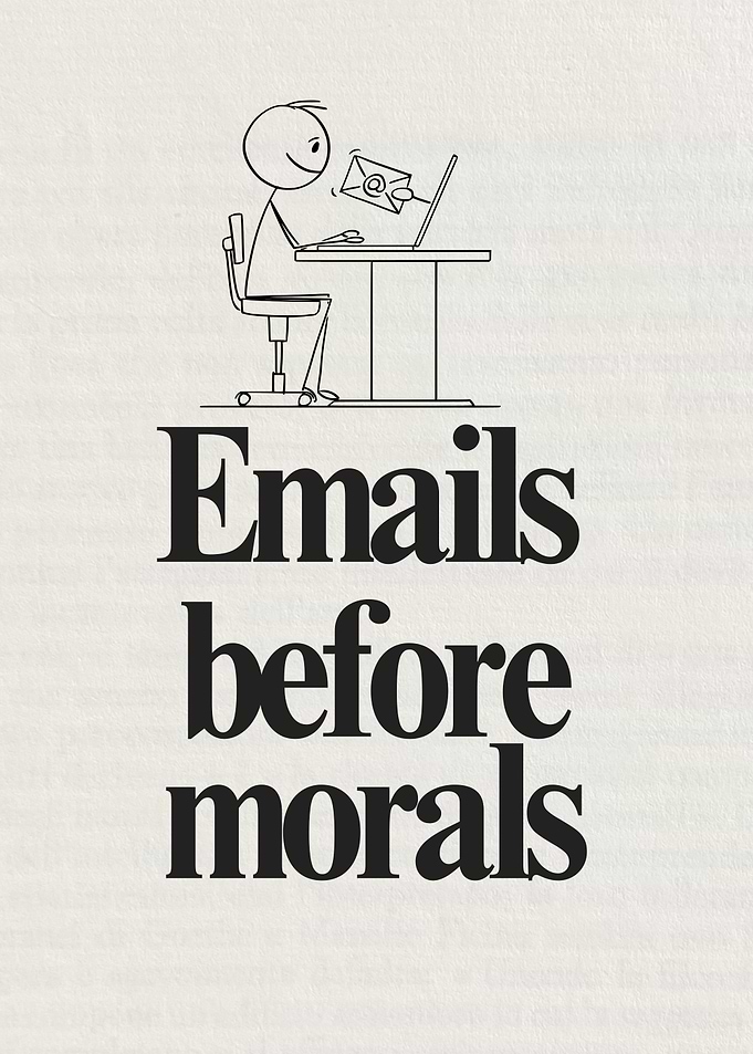 Emails Before Morals