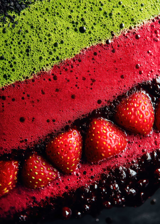 Strawberry and Matcha Smoothie