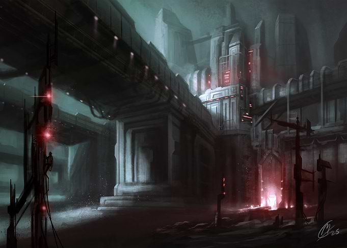 bleakness in red