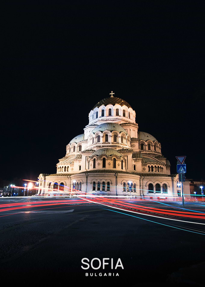 Alexander Nevsky Cathedral at Night