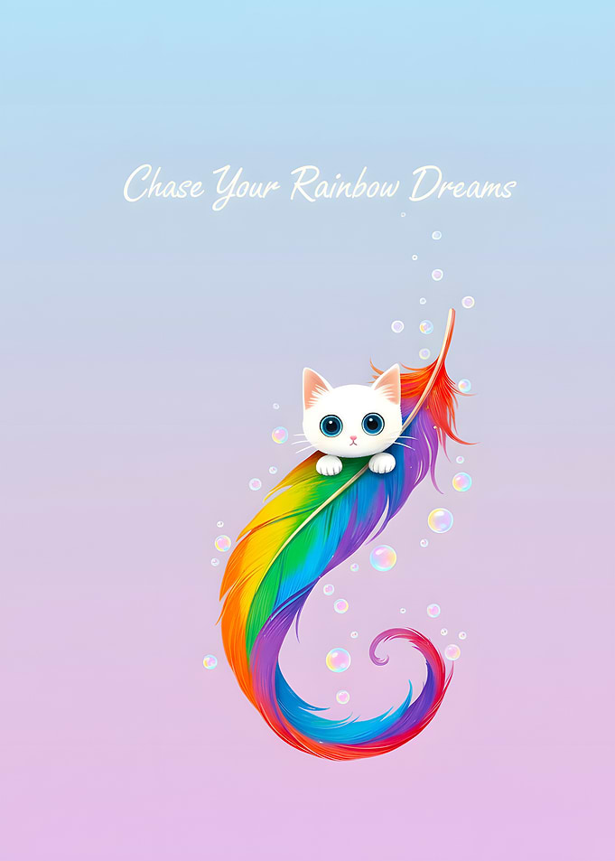 Rainbow Feather