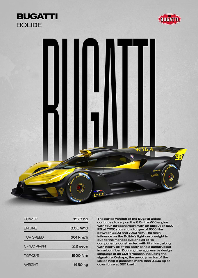 Bugatti Bolide Hypercar