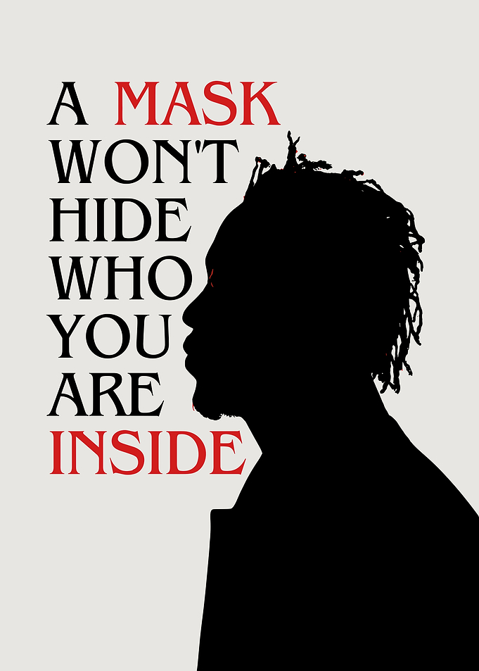 Silhouette with Inspirational Text