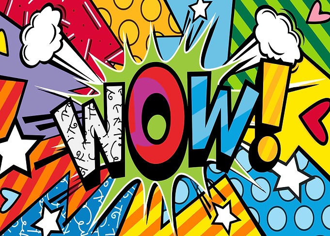 Pop Art 'WOW!' Explosion