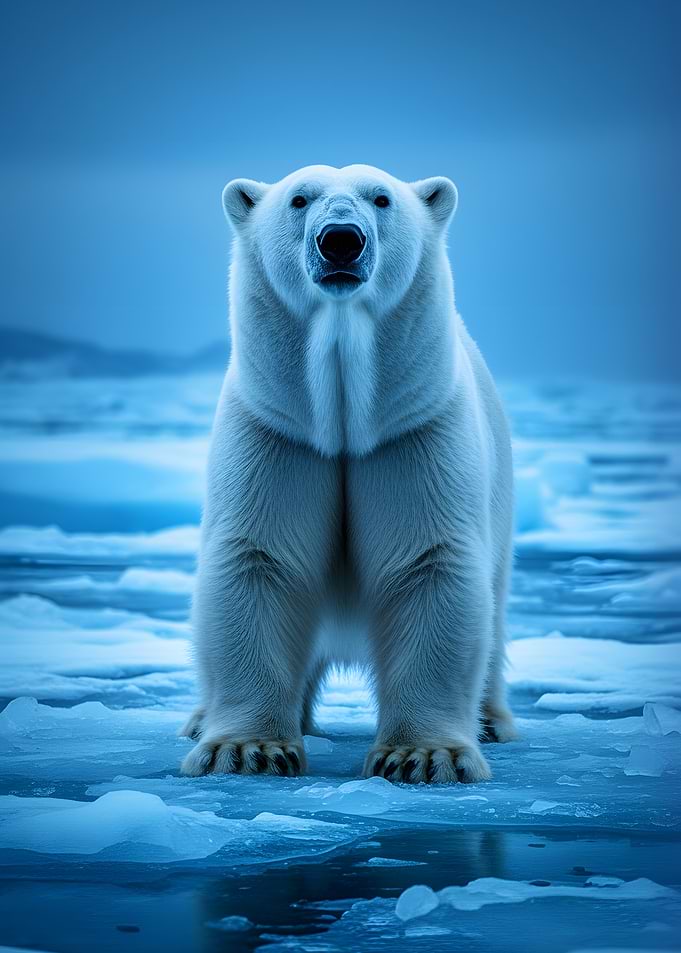 Polar Bear on Ice