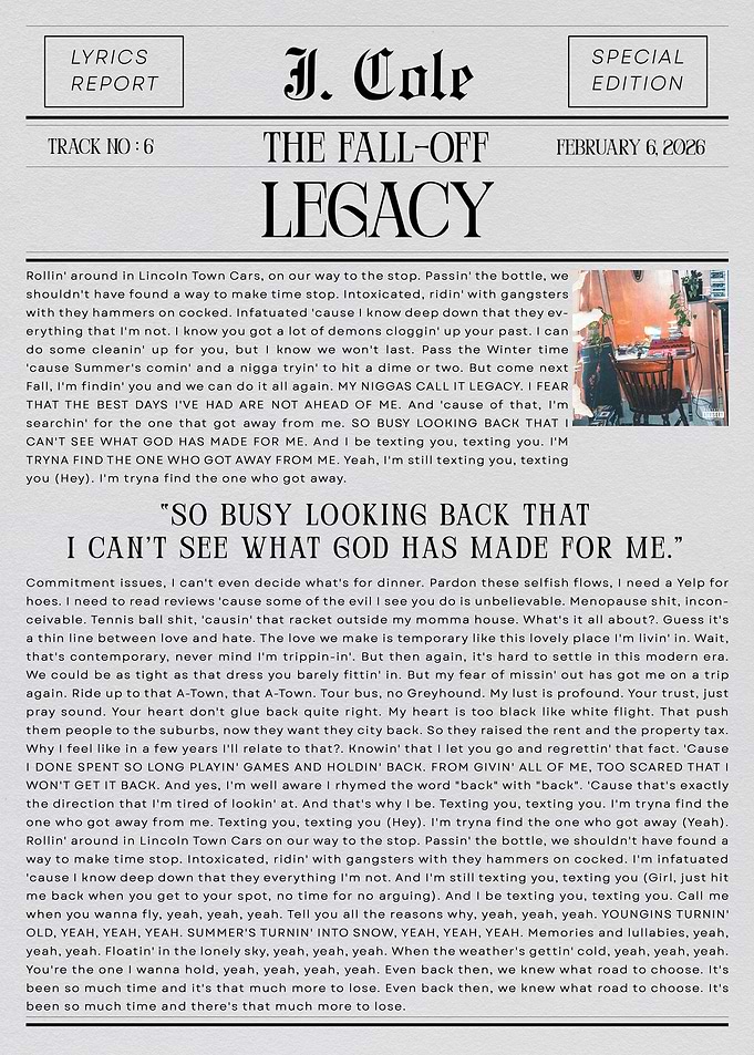 J. Cole Legacy