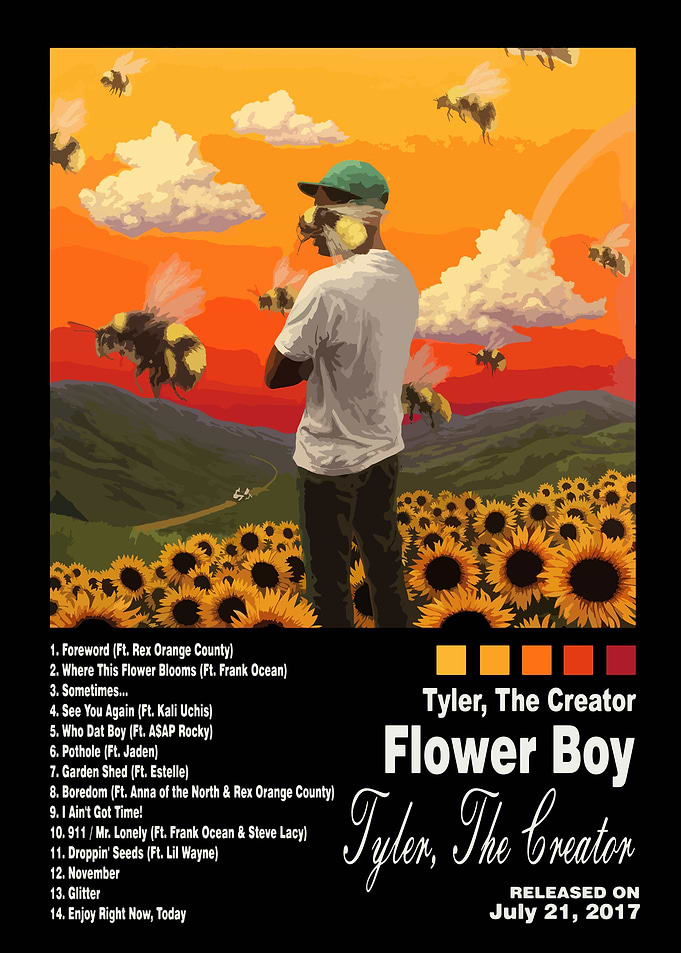Tyler, The Creator Flower Boy Album Art