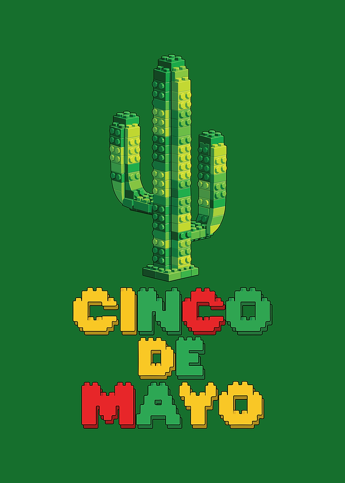 Cinco de Mayo Lego Cactus