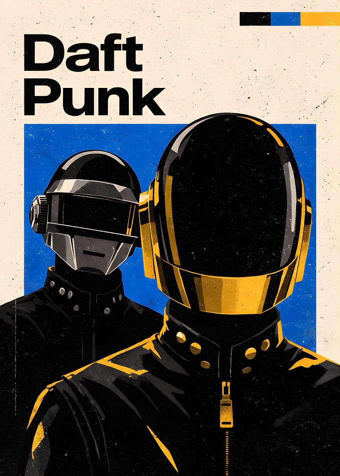 Daft Punk Fanart Poster