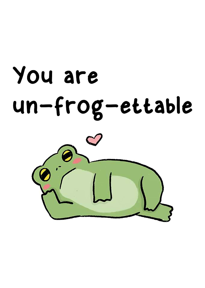Cute Frog Pun Card