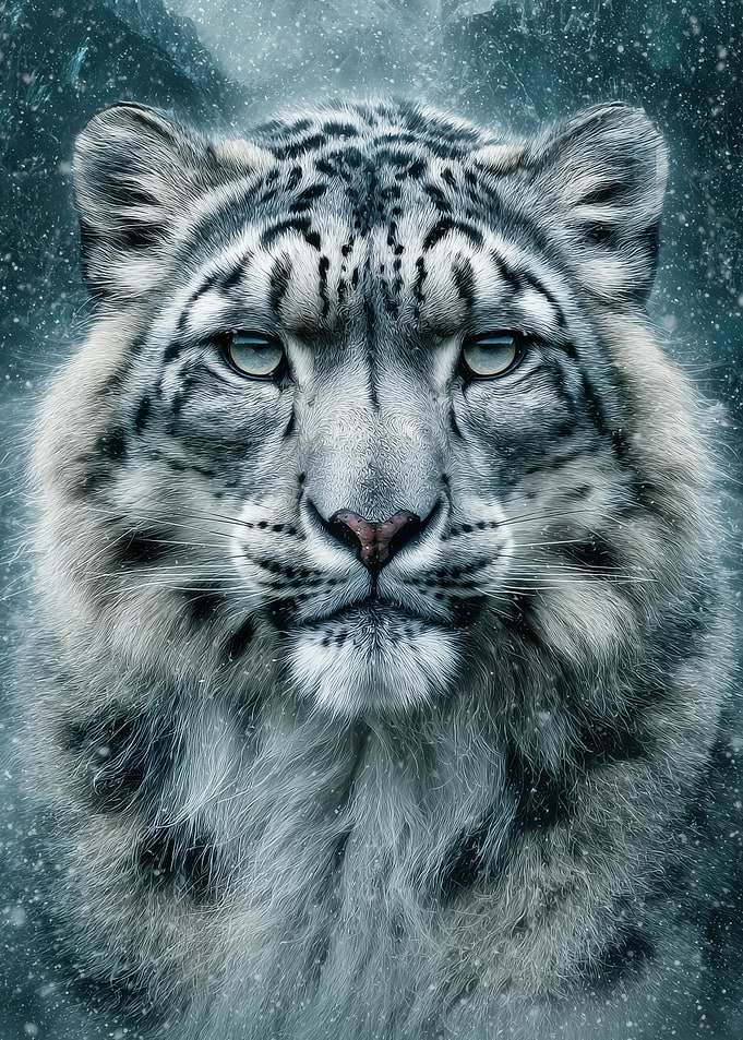 Snow Leopard Majesty
