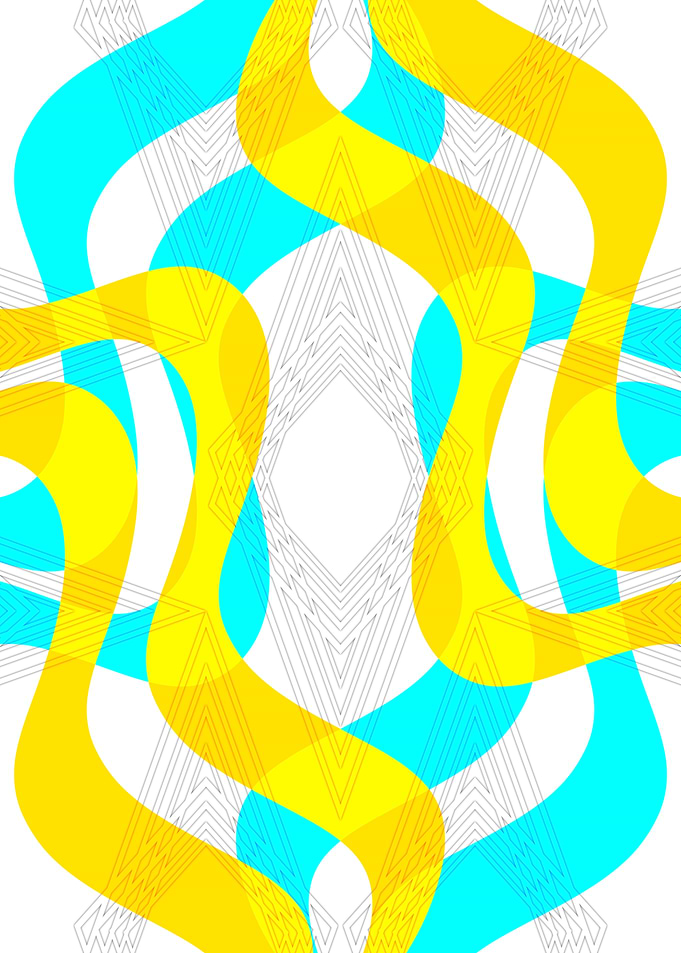 Abstract Swirling Shapes