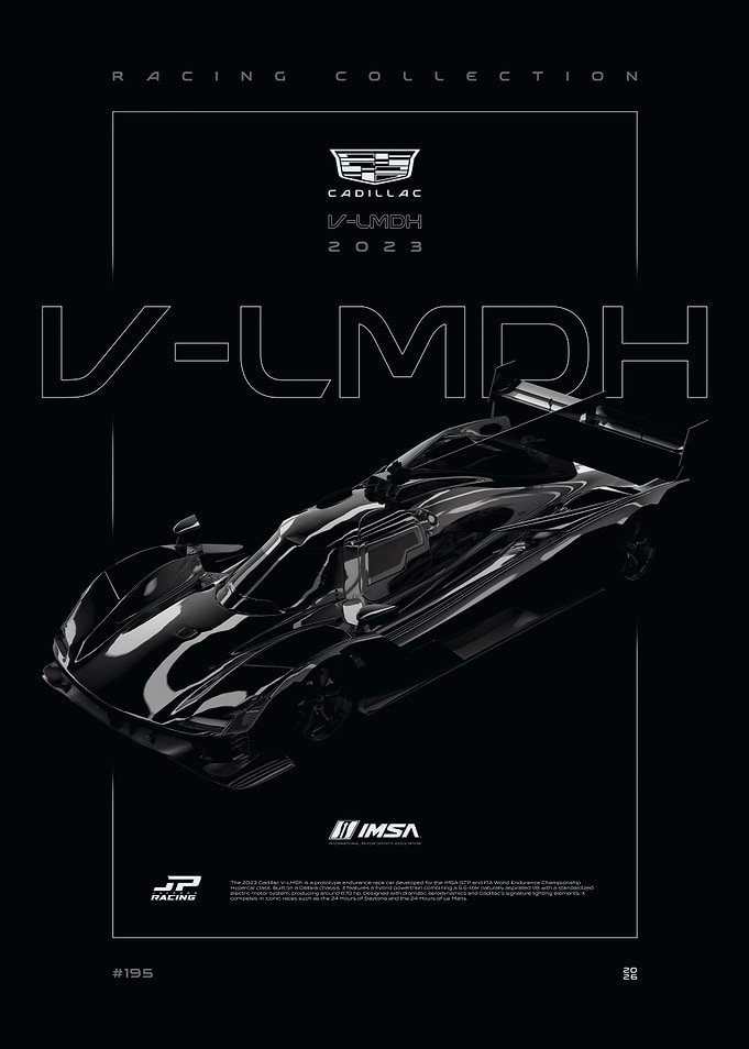 Cadillac V-LMDh Racing Car