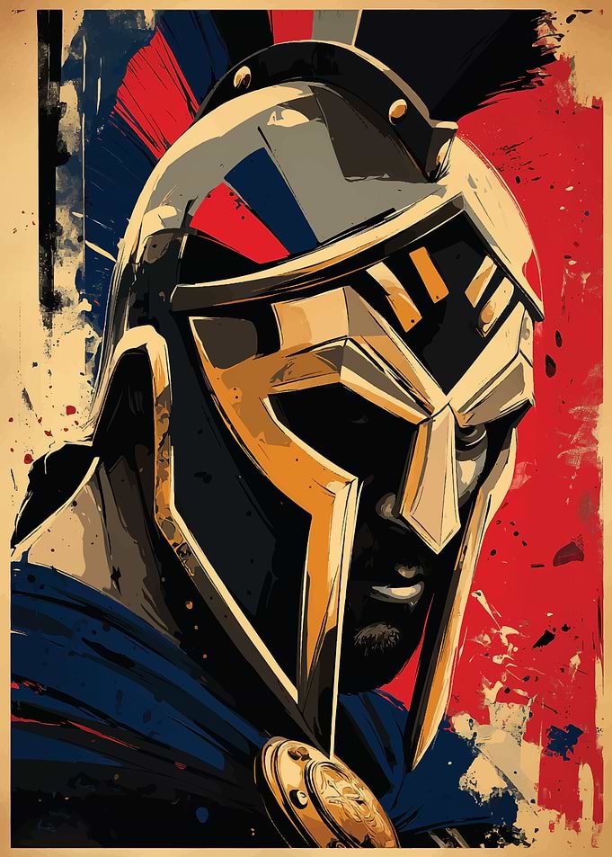 Spartan Warrior Portrait