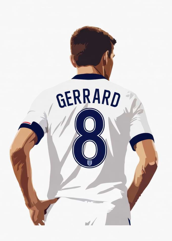 Steven Gerrard England Jersey