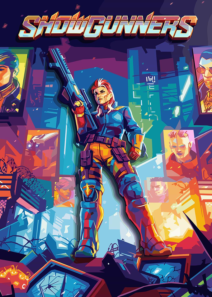 Showgunners Cyberpunk Character Art