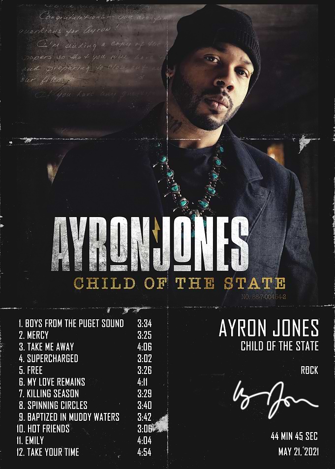 Ayron Jones Child of the State Album Art