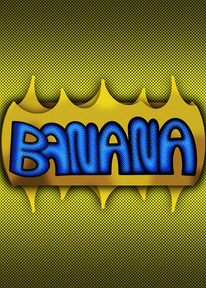 Banana Text Art