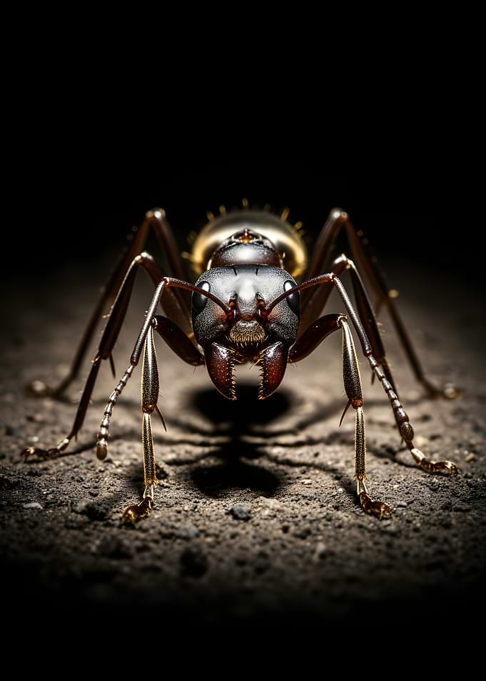 Extreme Close-up of an Ant