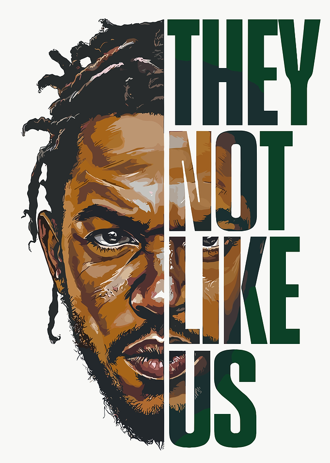 Kendrick Lamar 'They Not Like Us' Portrait