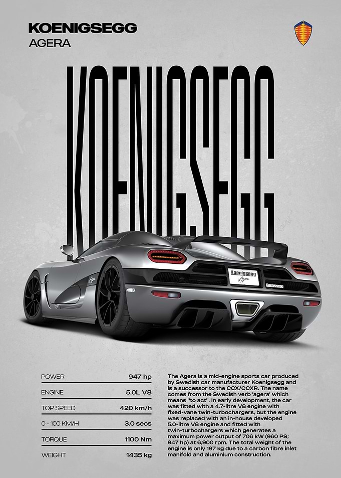Koenigsegg Agera Sports Car