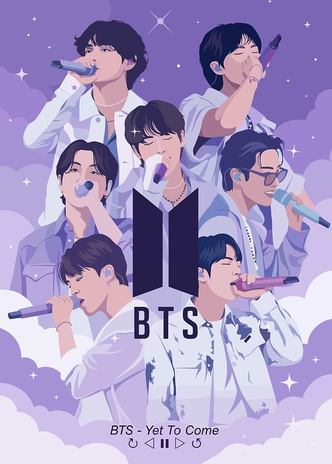 BTS Yet To Come Illustration