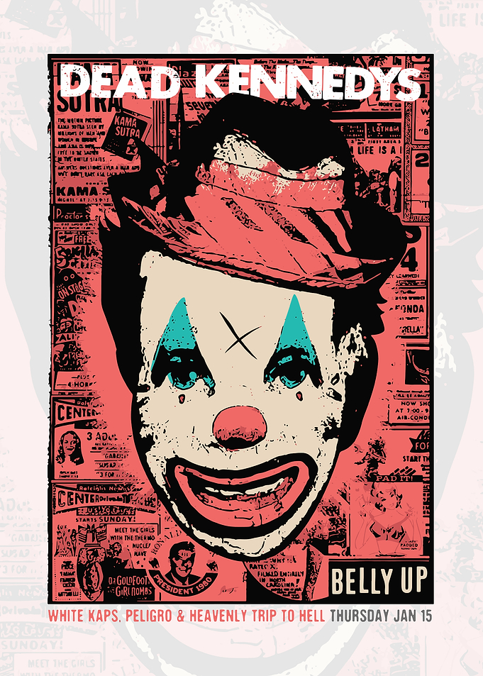 Dead Kennedys Clown Poster