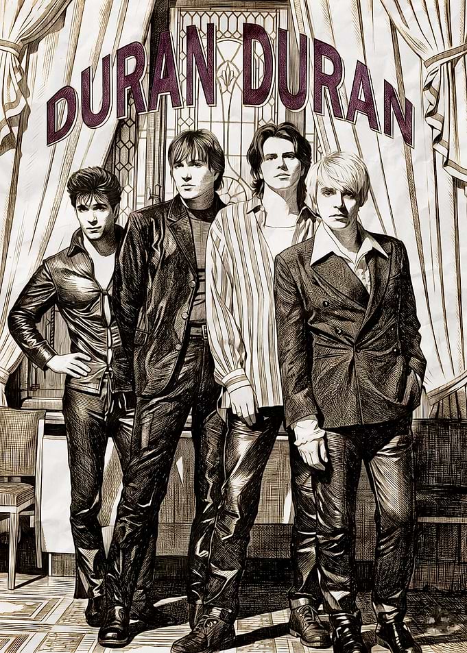 Duran Duran Band Portrait